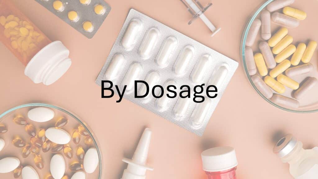 by dosage